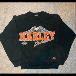 Vintage Harley-Davidson crew neck sweatshirt